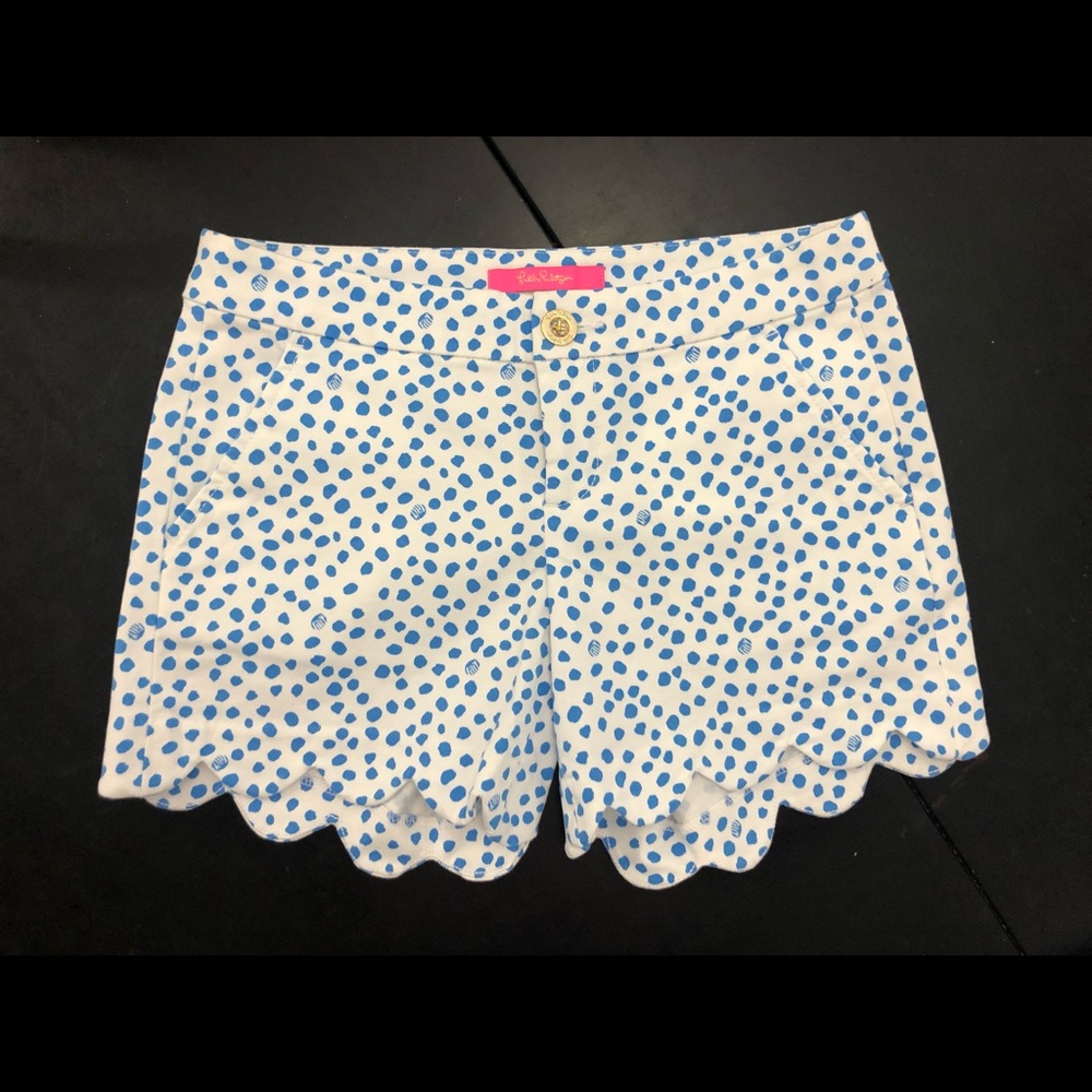 Lilly Pulitzer size 0 scalloped buttercup shorts